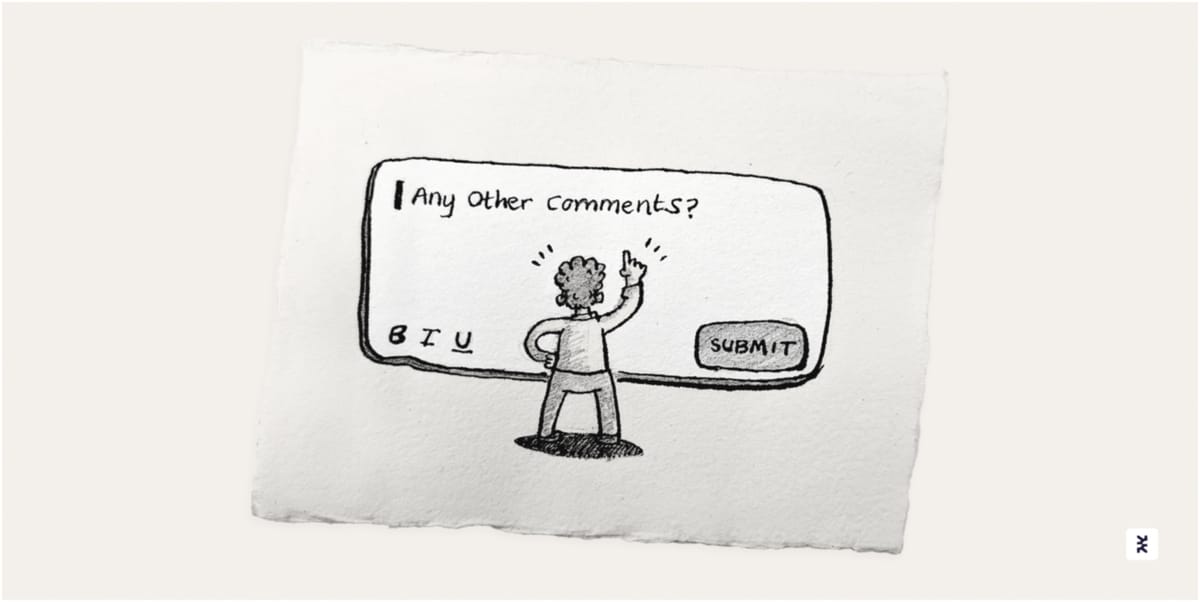 Not all feedback is created e-qual: Why comment boxes are finally useful